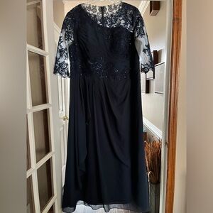 MOB Navy Dress. WORN ONCE